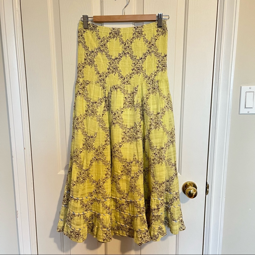 Free People Smocked Convertible Dress Size 4